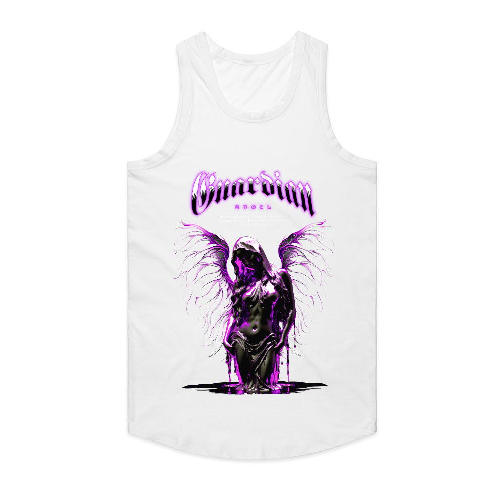 Shadowlight Guardian: Neon Angel Streetwear Tee