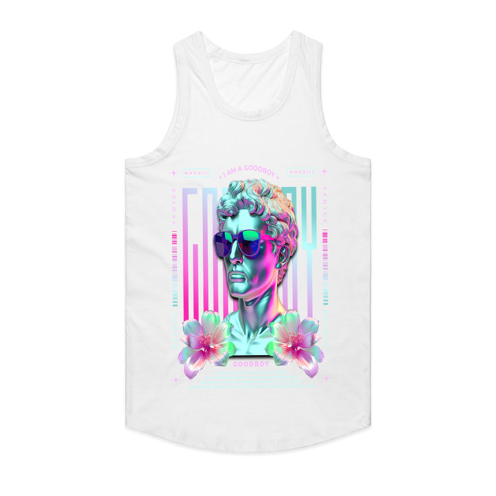 Vaporwave Virtuoso: Neon Goodboy Tee