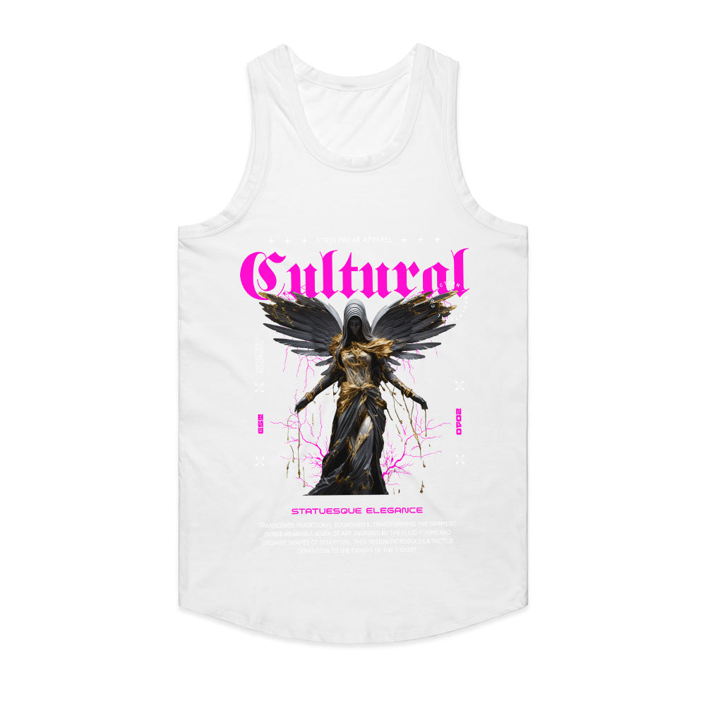 Cultural Rebirth: Gothic Angel Streetwear Tee