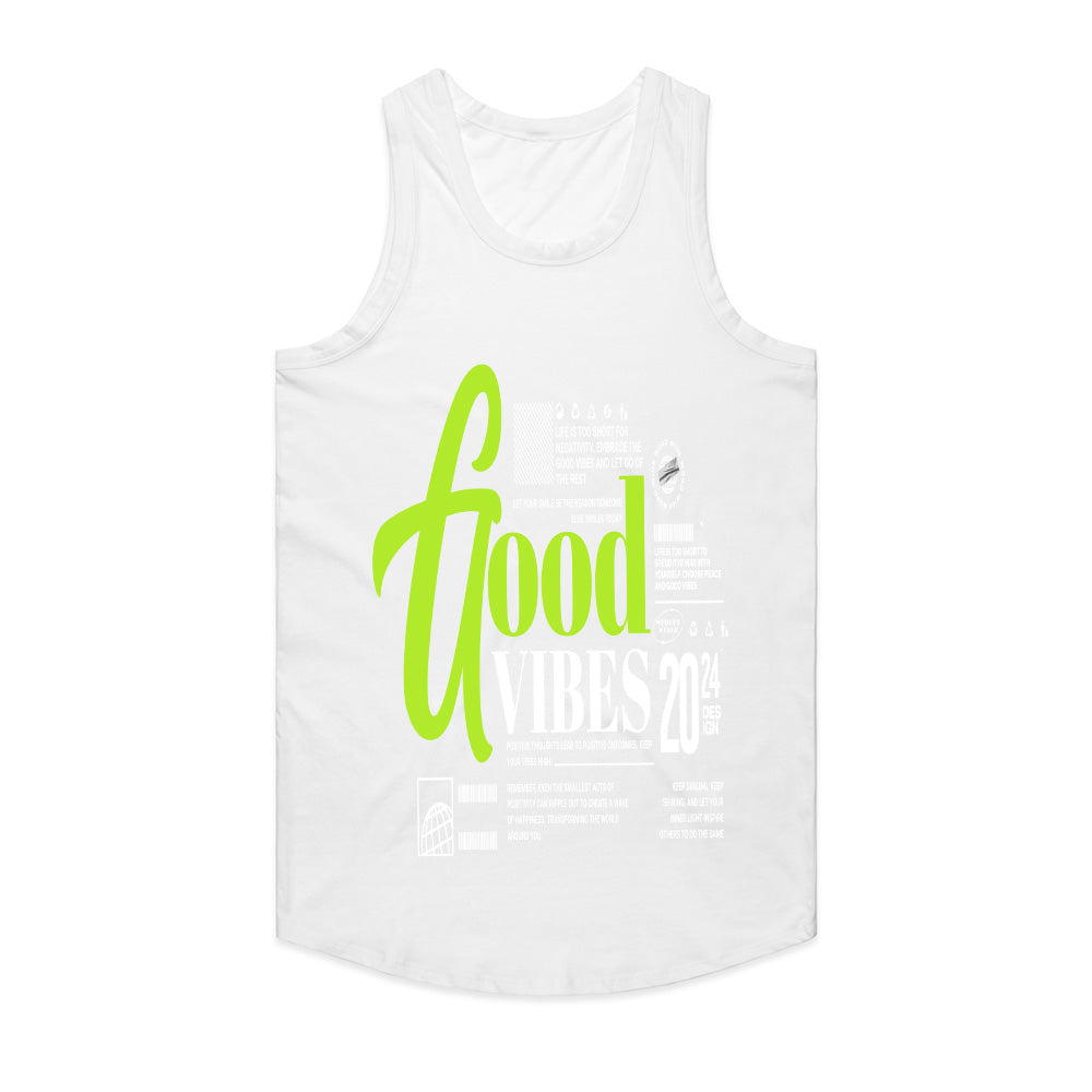 Radiant Mindset: Good Vibes Typography Tee