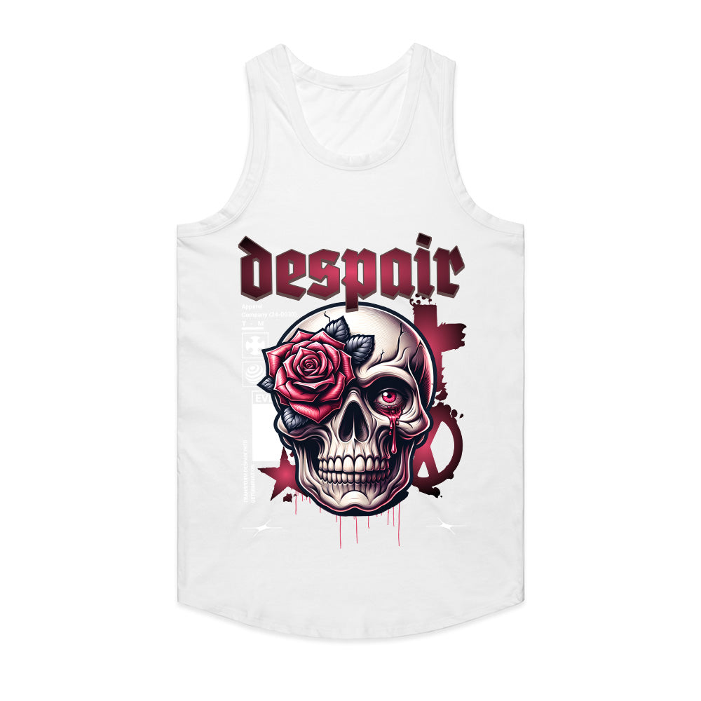 Roses & Ruin: Crimson Despair Skull Tee