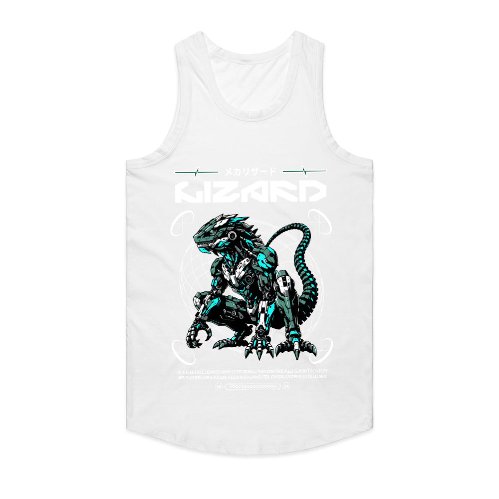 Mecha Lizard: Neon Evolution Tee