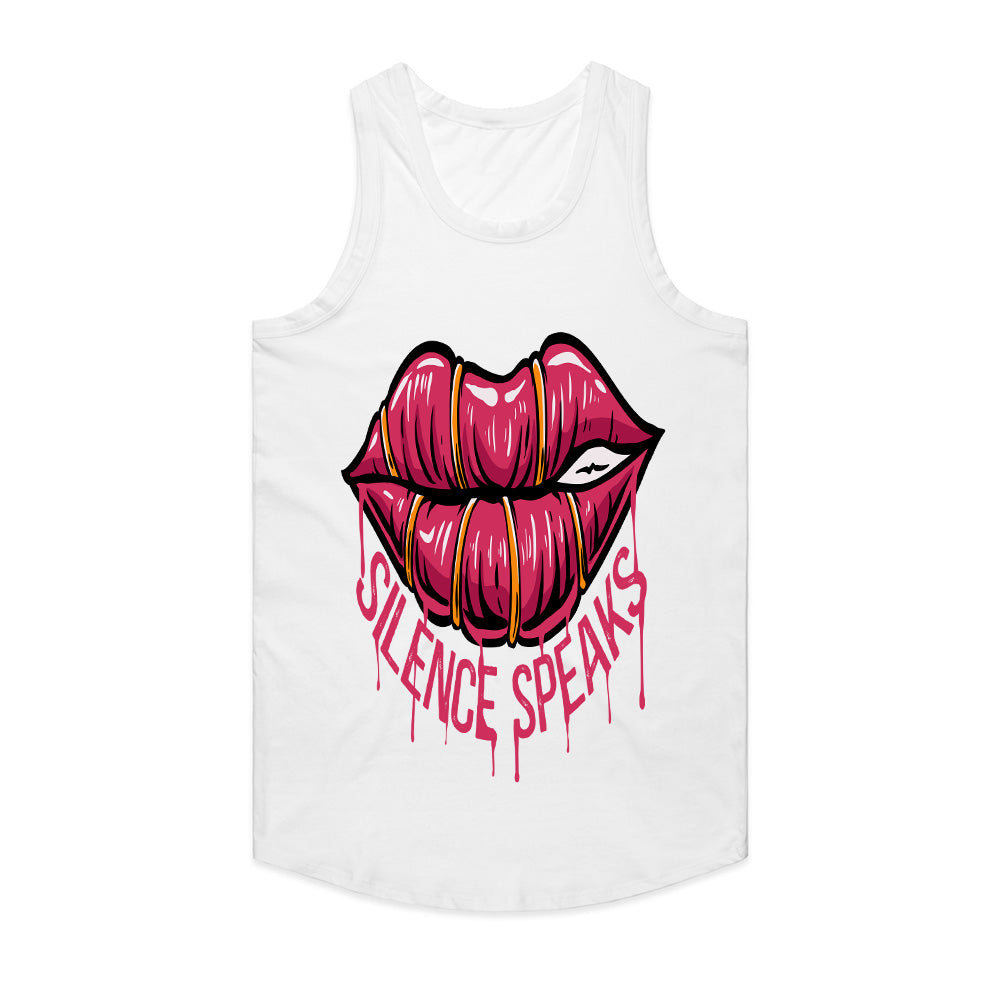 Silence Speaks: Bold Lips Statement Tee