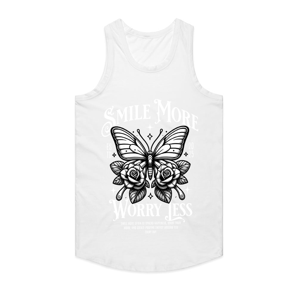 SMILE MORE: Positive Vibes Butterfly Tee