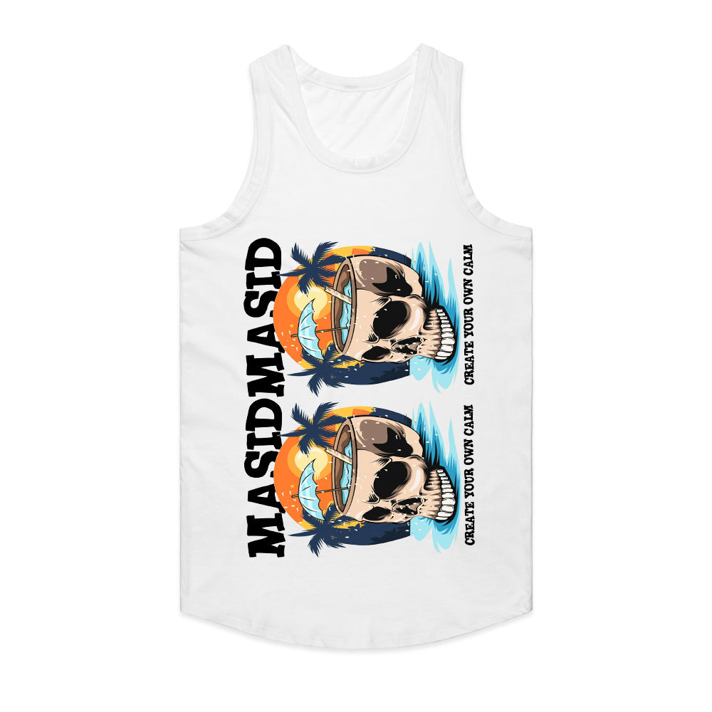 Island Skull Vibes - Chill to the Bone Tee