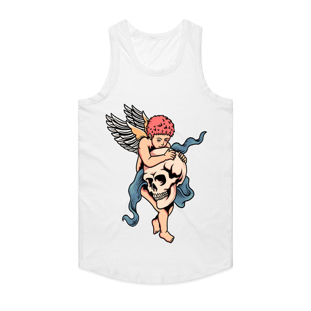 Angel of Mortality: Life & Death Contrast Tee