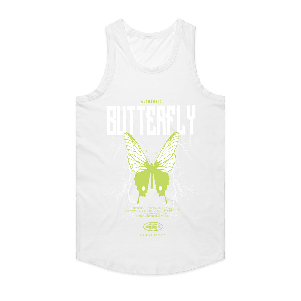 Electric Metamorphosis: Authentic Butterfly Streetwear Tee