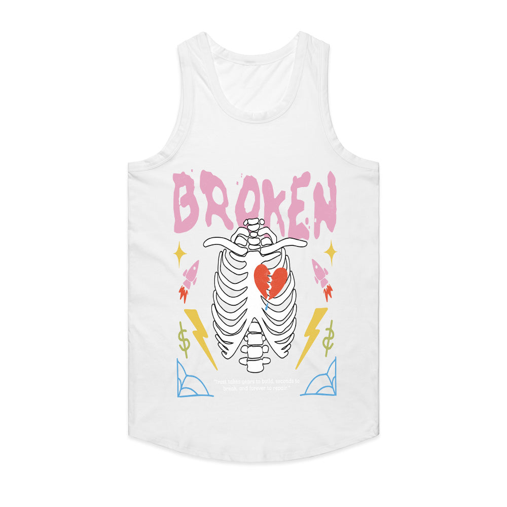Fractured Heart: Broken Trust Skeleton Tee