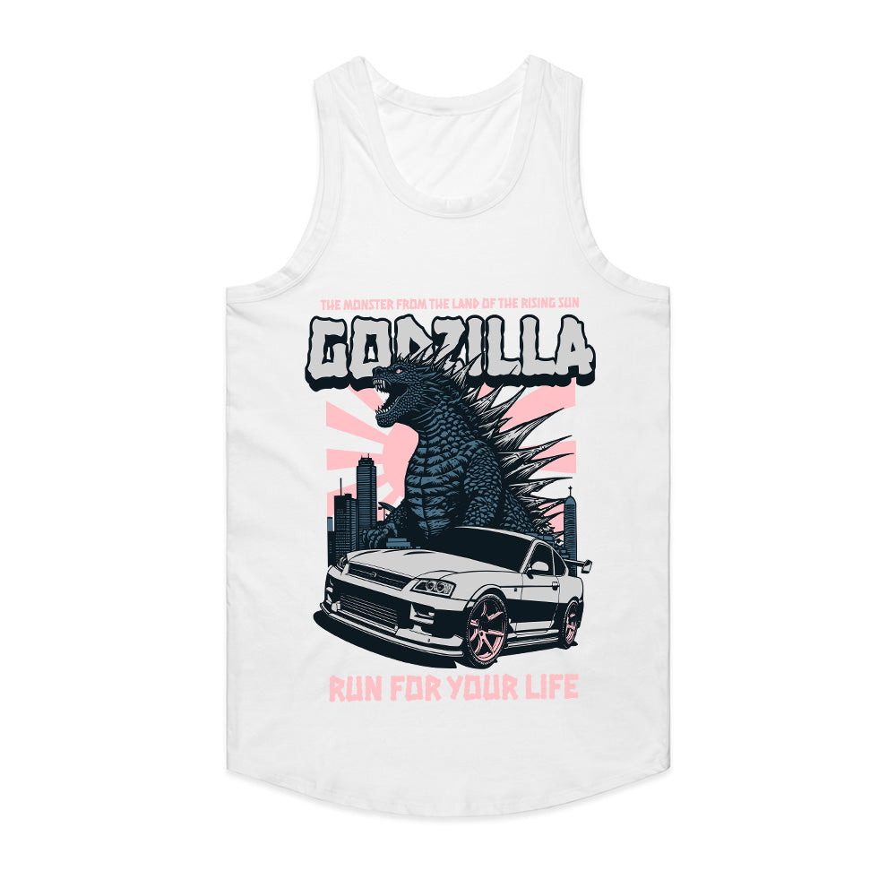 Kaiju Racer: Godzilla Skyline Fury Tee