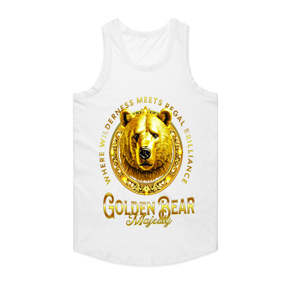 Regal Roar: Golden Bear Majesty Tee
