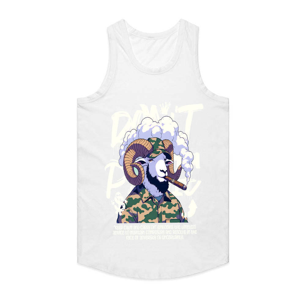 Smoke King: Don’t Panic Goat Tee