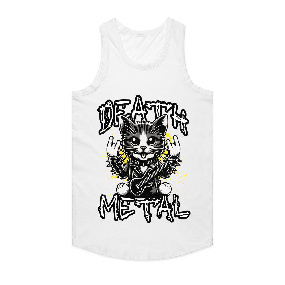 Riff & Roar: Death Metal Cat Tee