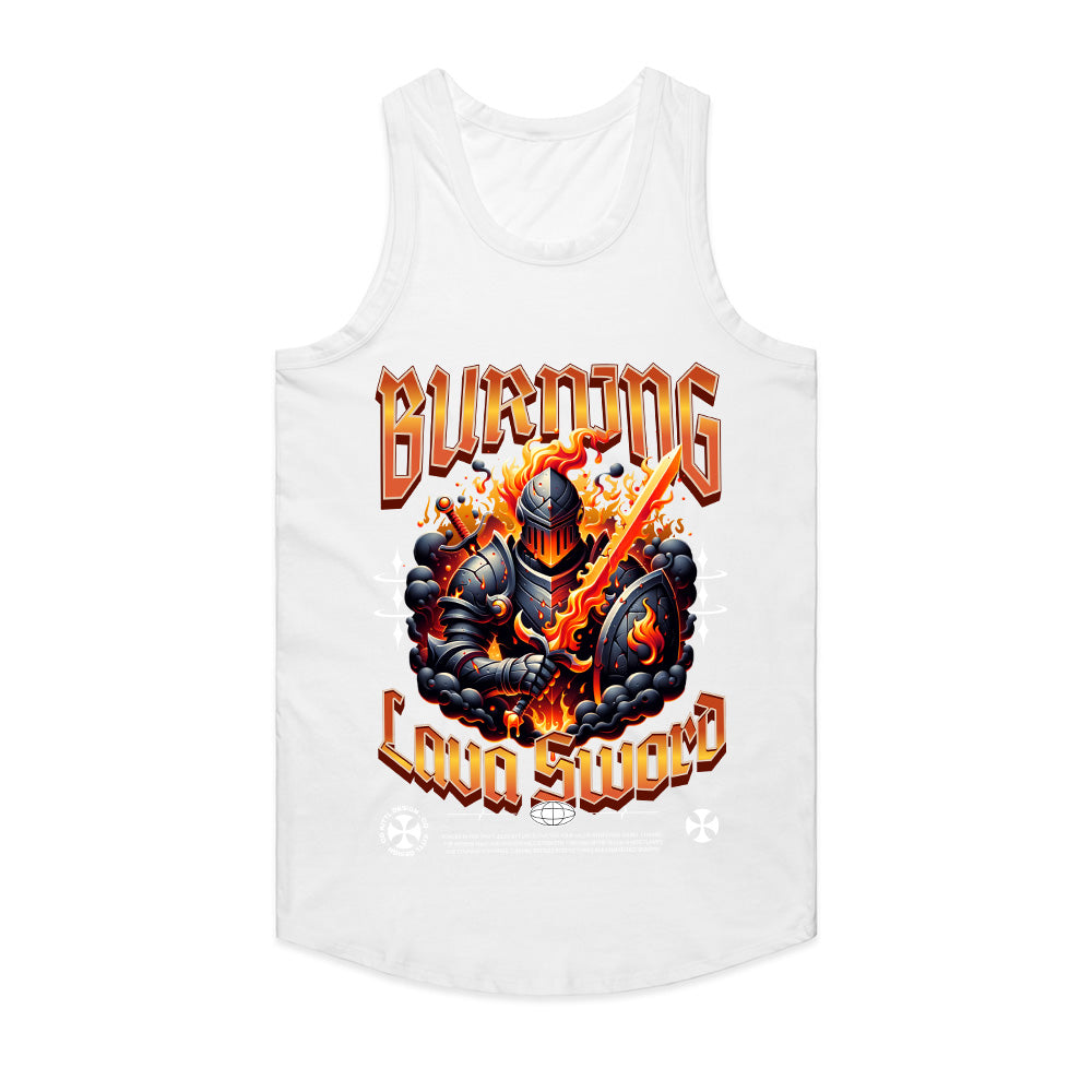 Inferno Knight: Burning Lava Sword Tee