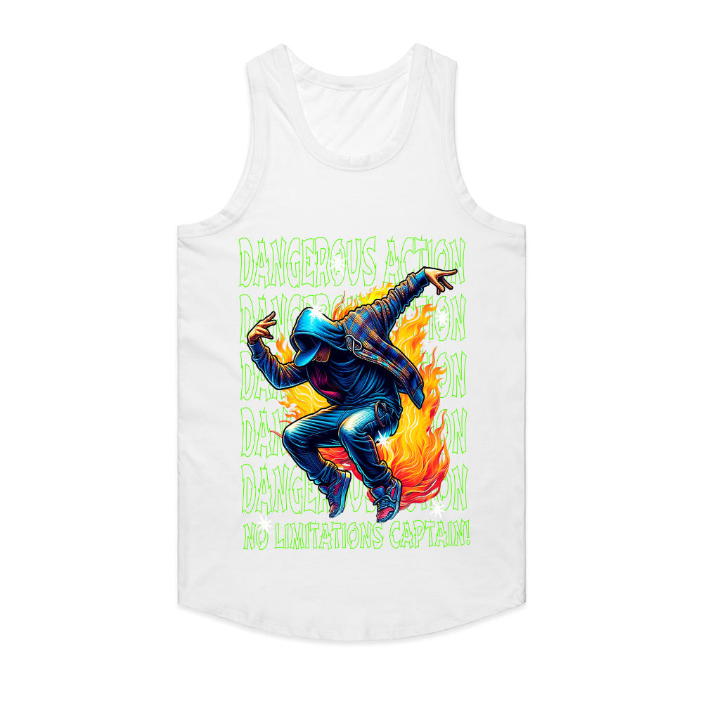 Inferno Hustle: Dangerous Action Street Tee
