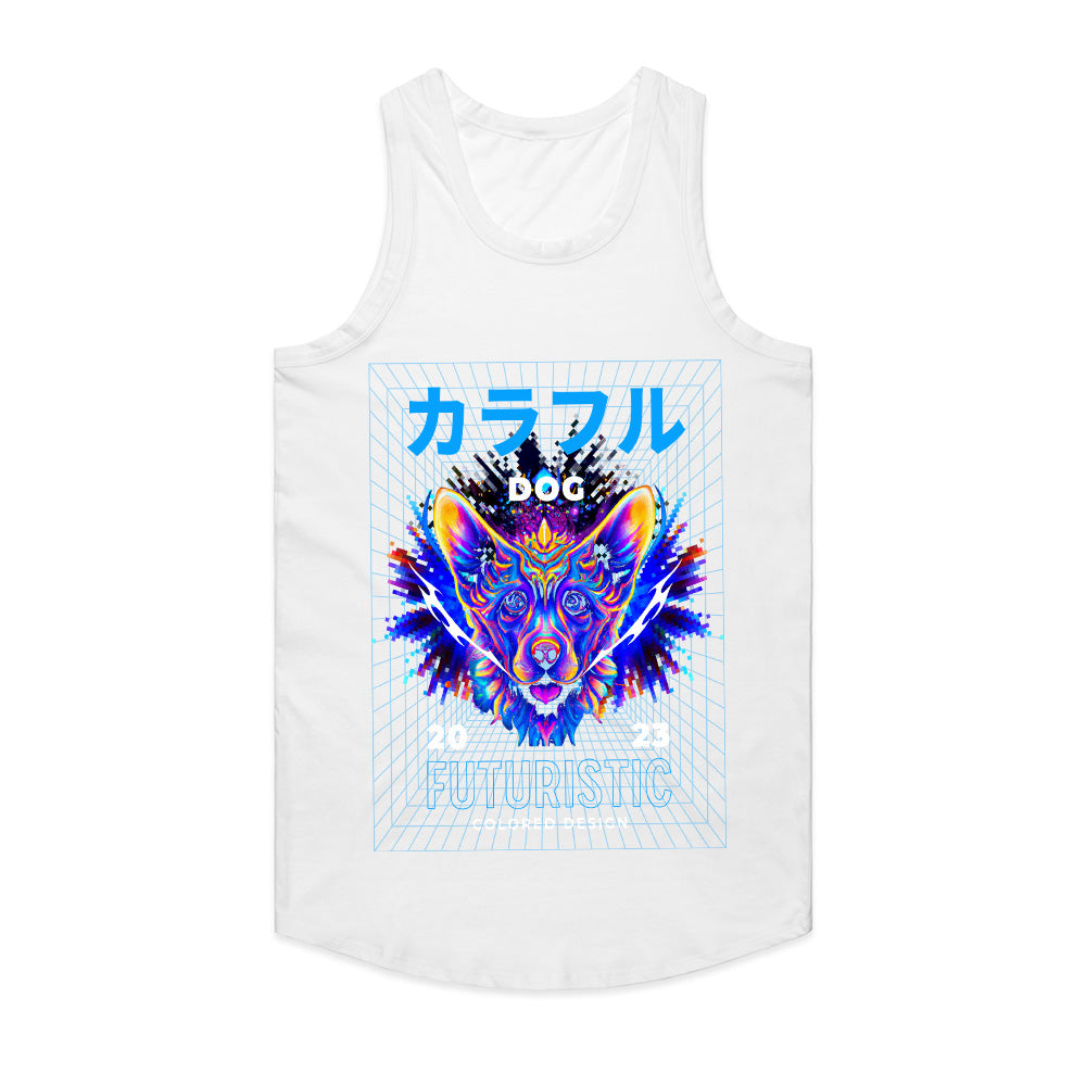 Neon Prism Pup Tee