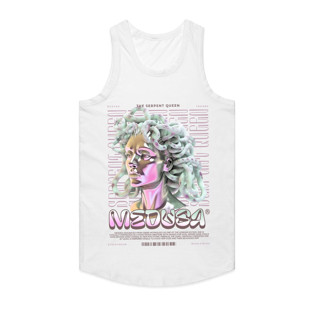 Serpent Queen: Neon Medusa Streetwear Tee