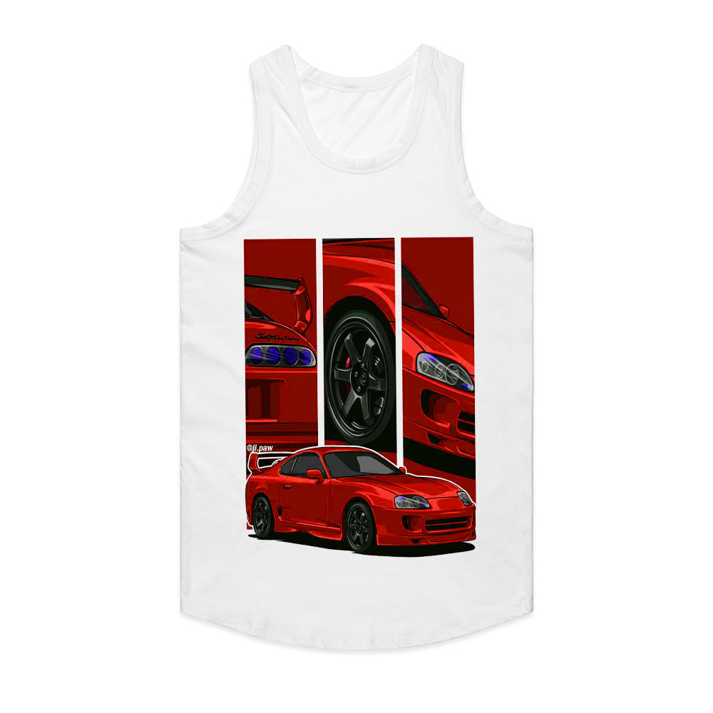 Supra MK4 Red Legend: JDM Icon Split Edition