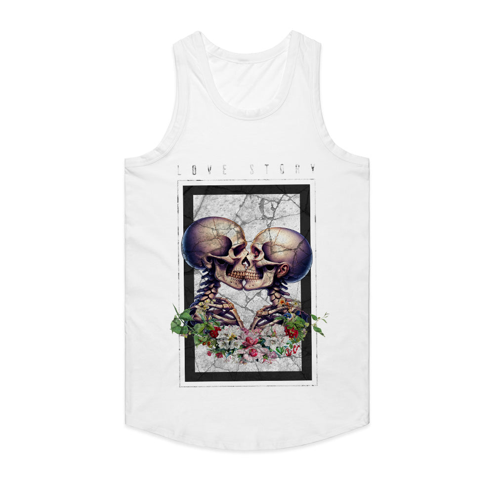Eternal Love: Skeleton Kiss Art Tee