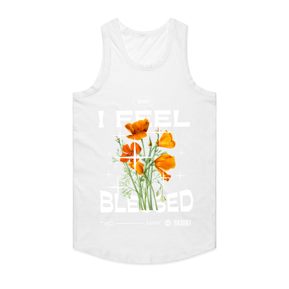 Blessed Bloom: Gratitude in Full Color Tee