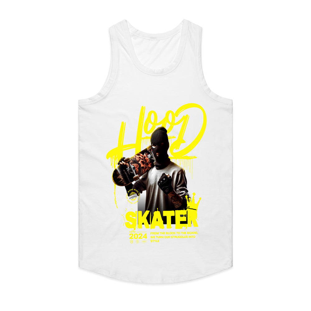 Hood Skater: Urban Warrior Streetwear Tee