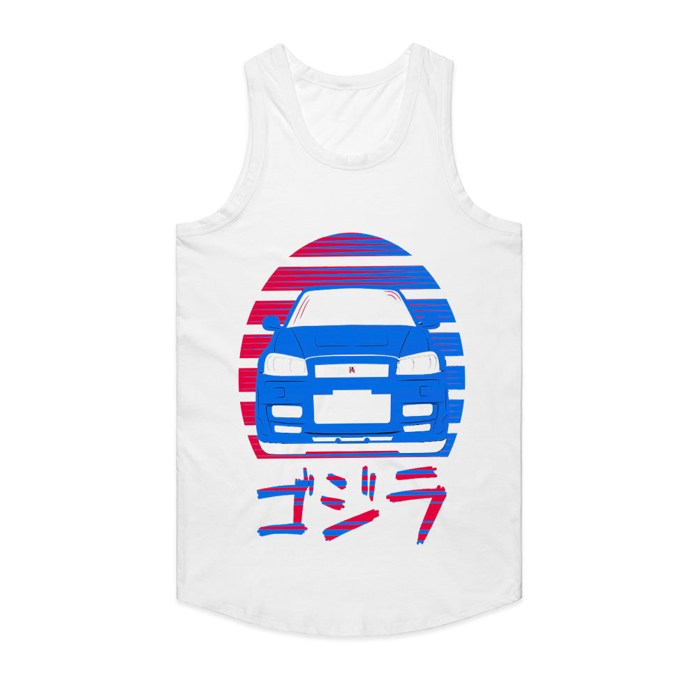 R34 Neo Godzilla: Vaporwave Skyline Edition