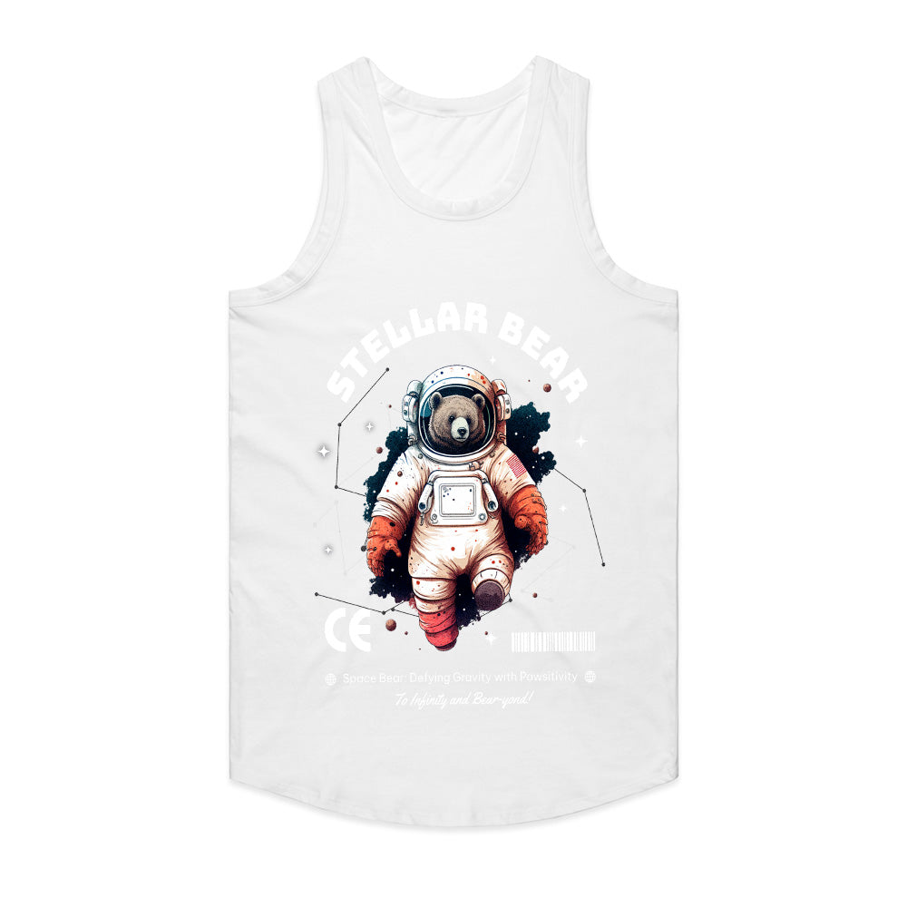 Stellar Bear" Astronaut Space Explorer Graphic Tee