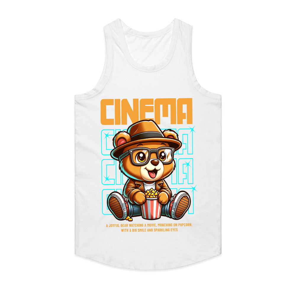 CineBear Delight: Movie Night Tee
