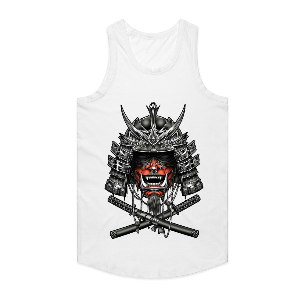 Wrathful Ronin: Crimson Oni Samurai Tee