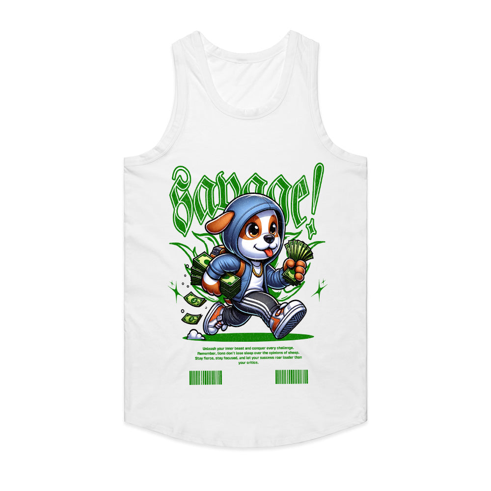 Savage Pup Hustle: Streetwise Money Runner Tee