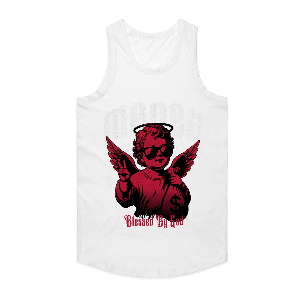 Heavenly Hustle: Blessed Money Angel Tee