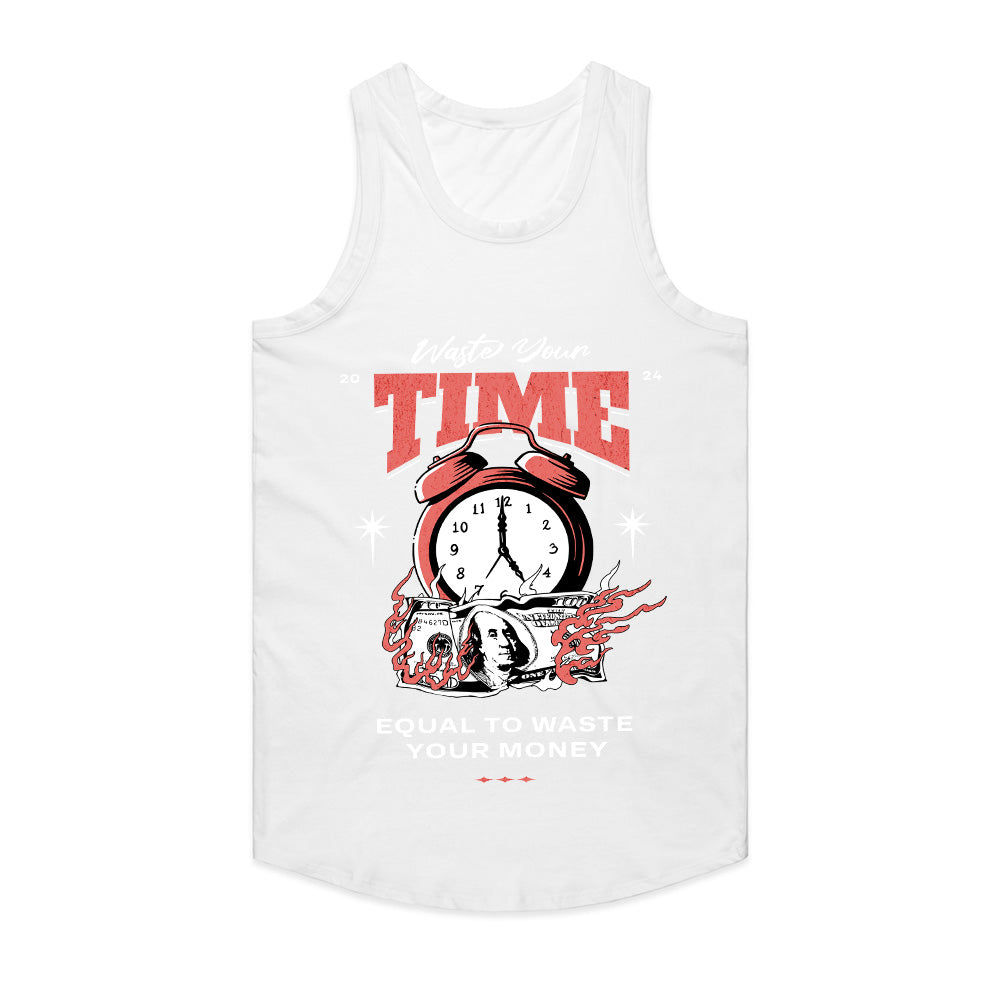 Clockburn Hustle: Waste Time, Waste Money Tee