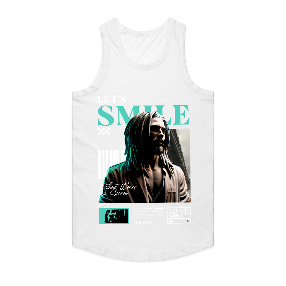 Urban Smile: Melancholy Meets Style Tee