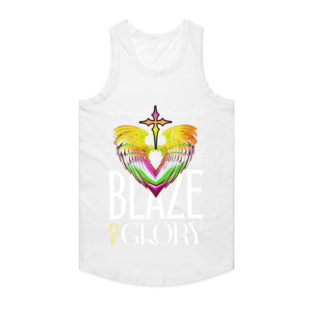 Celestial Flame: Blaze of Glory Wings Tee