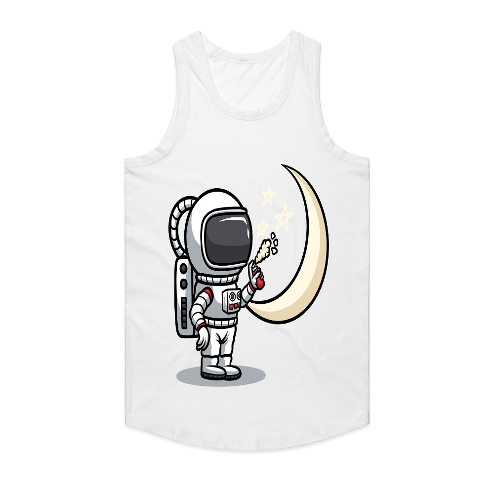 Cosmic Dreamer: Star Painter Astronaut Tee