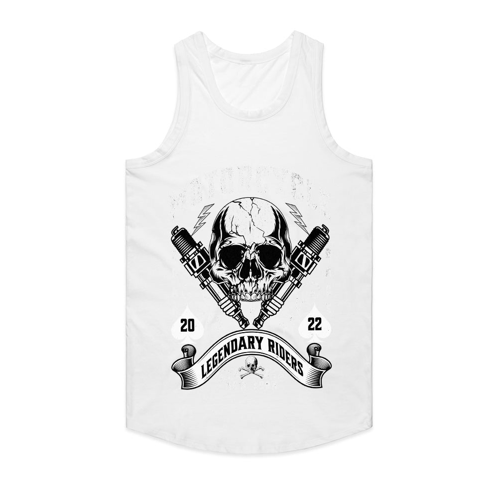 Legend Burn: Road Race Skull Riders Tee