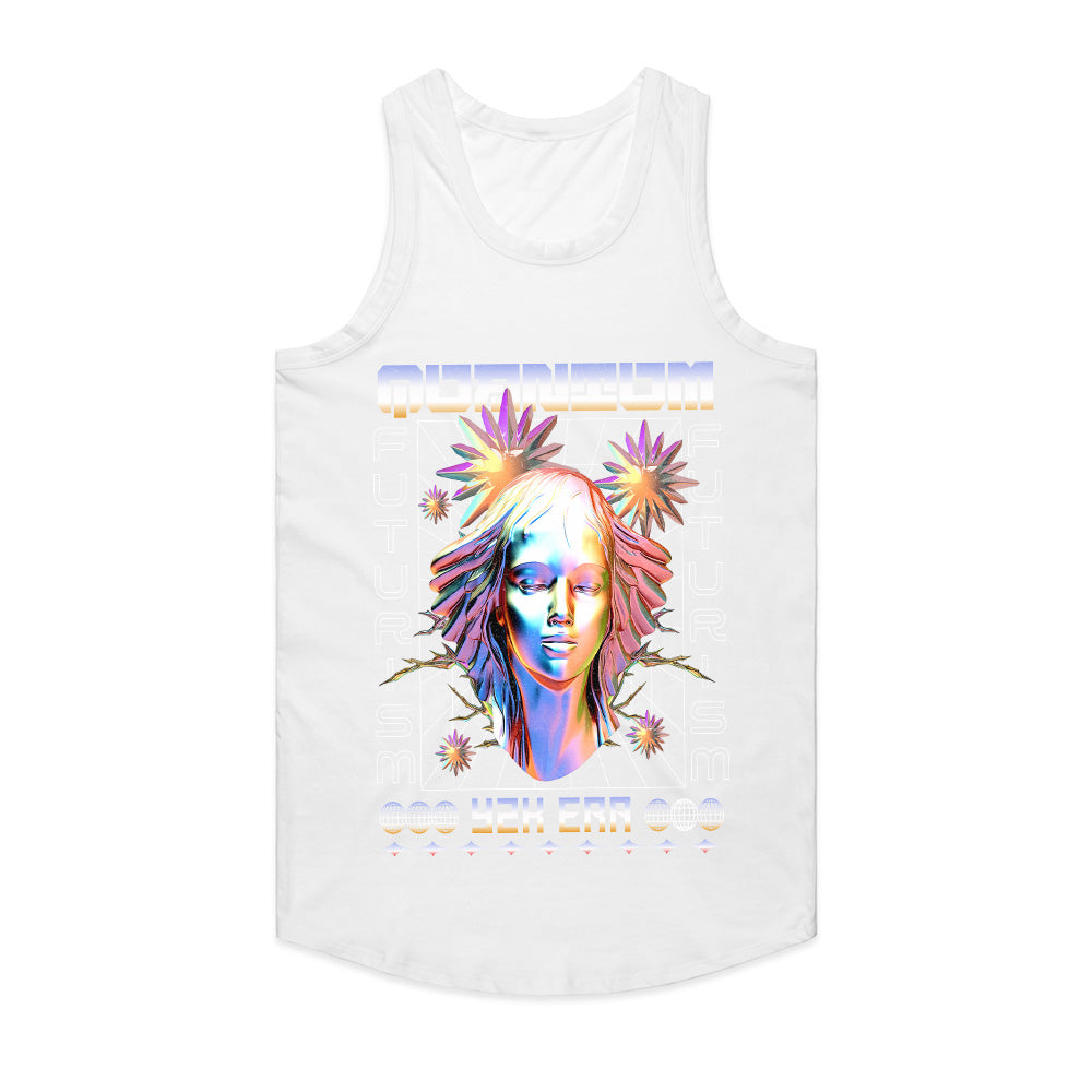 Neon Divinity – Y2K Futurism Tee