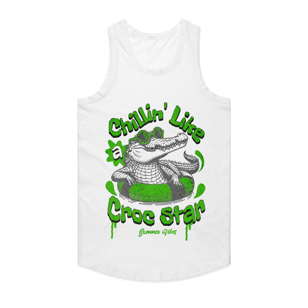Croc Star Vibes – Chillin’ Edition Tee