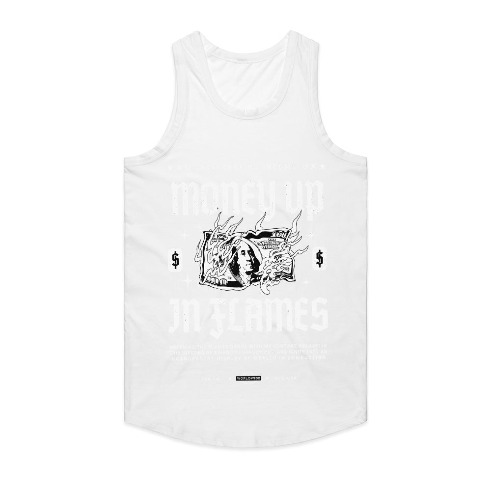 Money Up in Flames – Wealth Burn Edition Tee