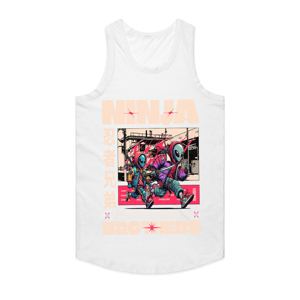 Cyber Ninja Brothers: Urban Shadows Sci-Fi Graphic Tee