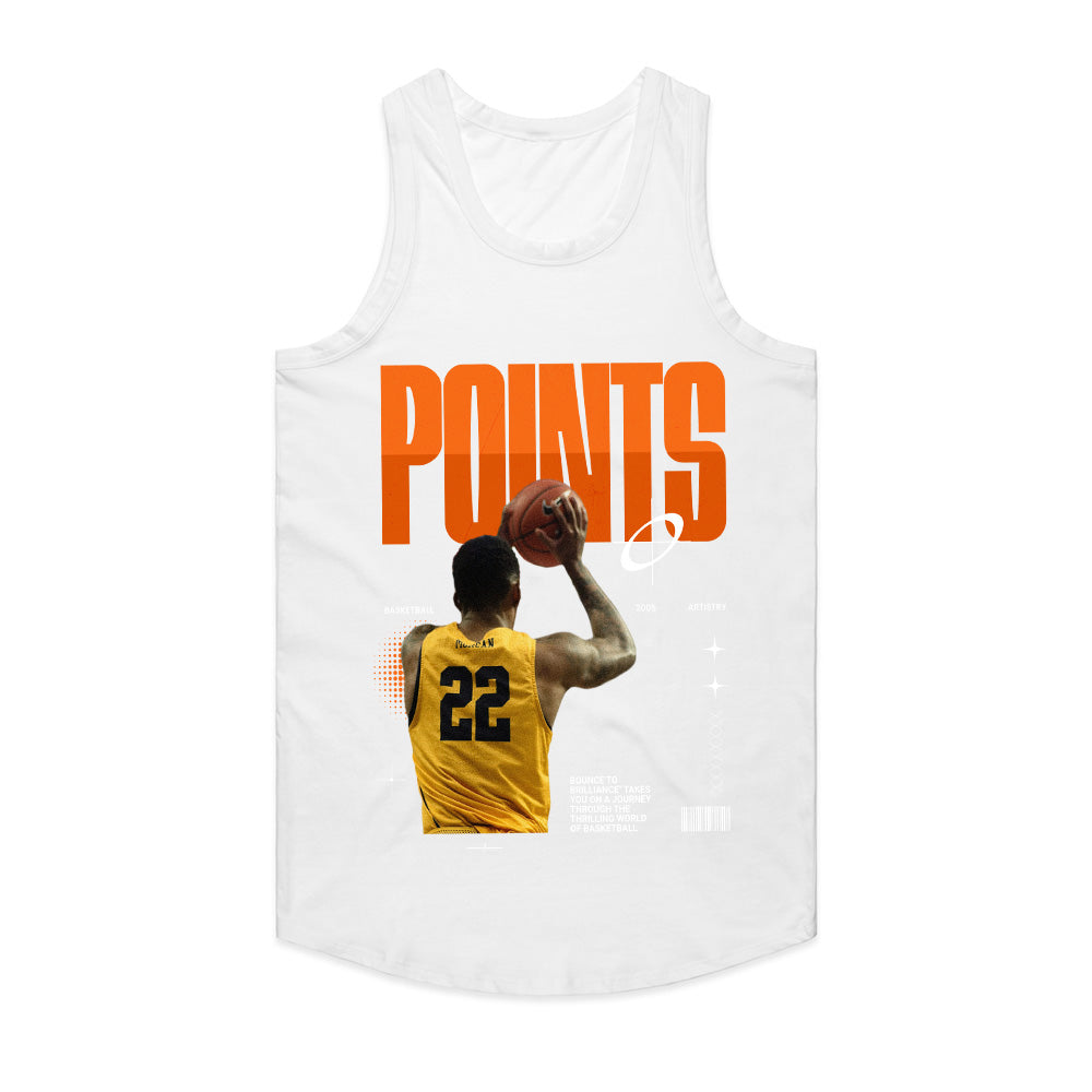 Clutch Shot: Points King Basketball Tee
