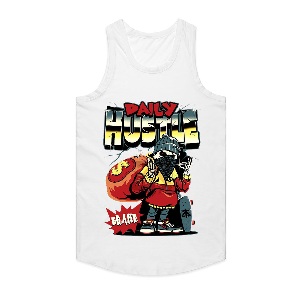 Daily Hustle" Urban Skater Skeleton Tee