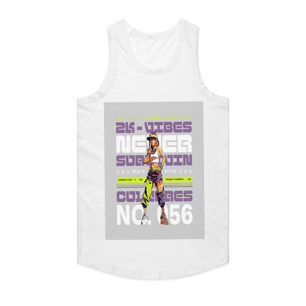Cyber Neon Vibes: Never Subdue Streetwear Tee