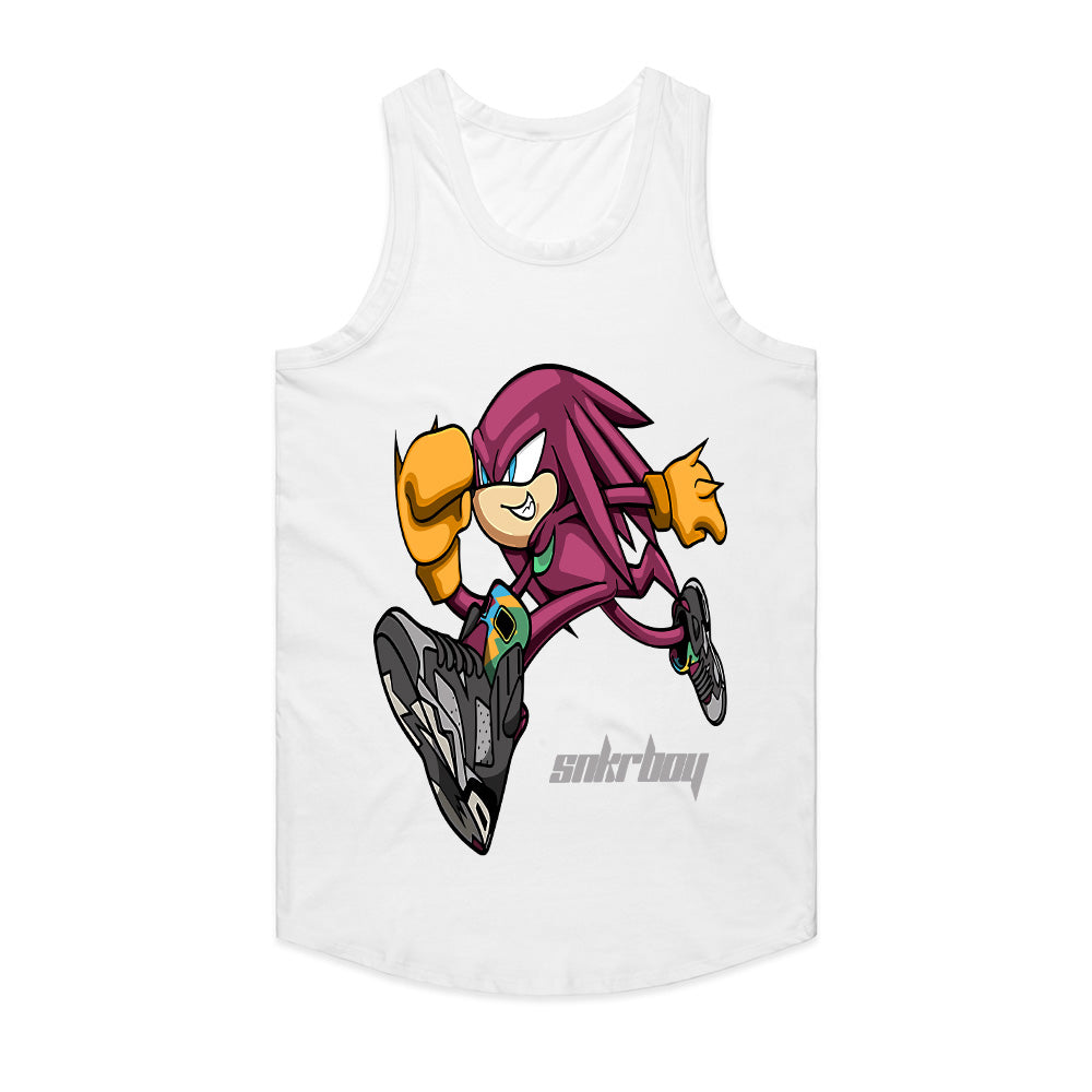 Knuckles 'Snkrboy' Hustle: Retro Gaming Streetwear Tee