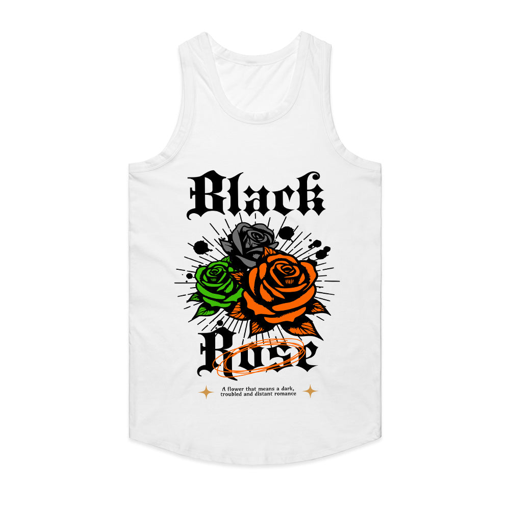 Black Roses: Neon Bloom Streetwear Tee