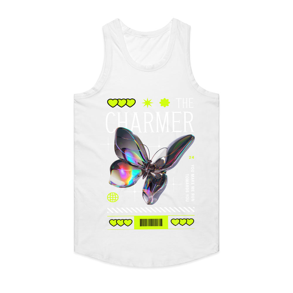 The Charmer: Holographic Butterfly Vibe Tee