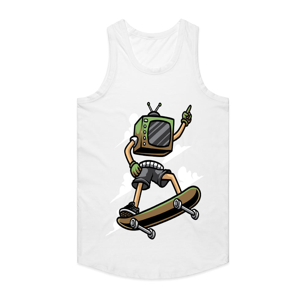 Retro Skater: TV Head Ride Tee