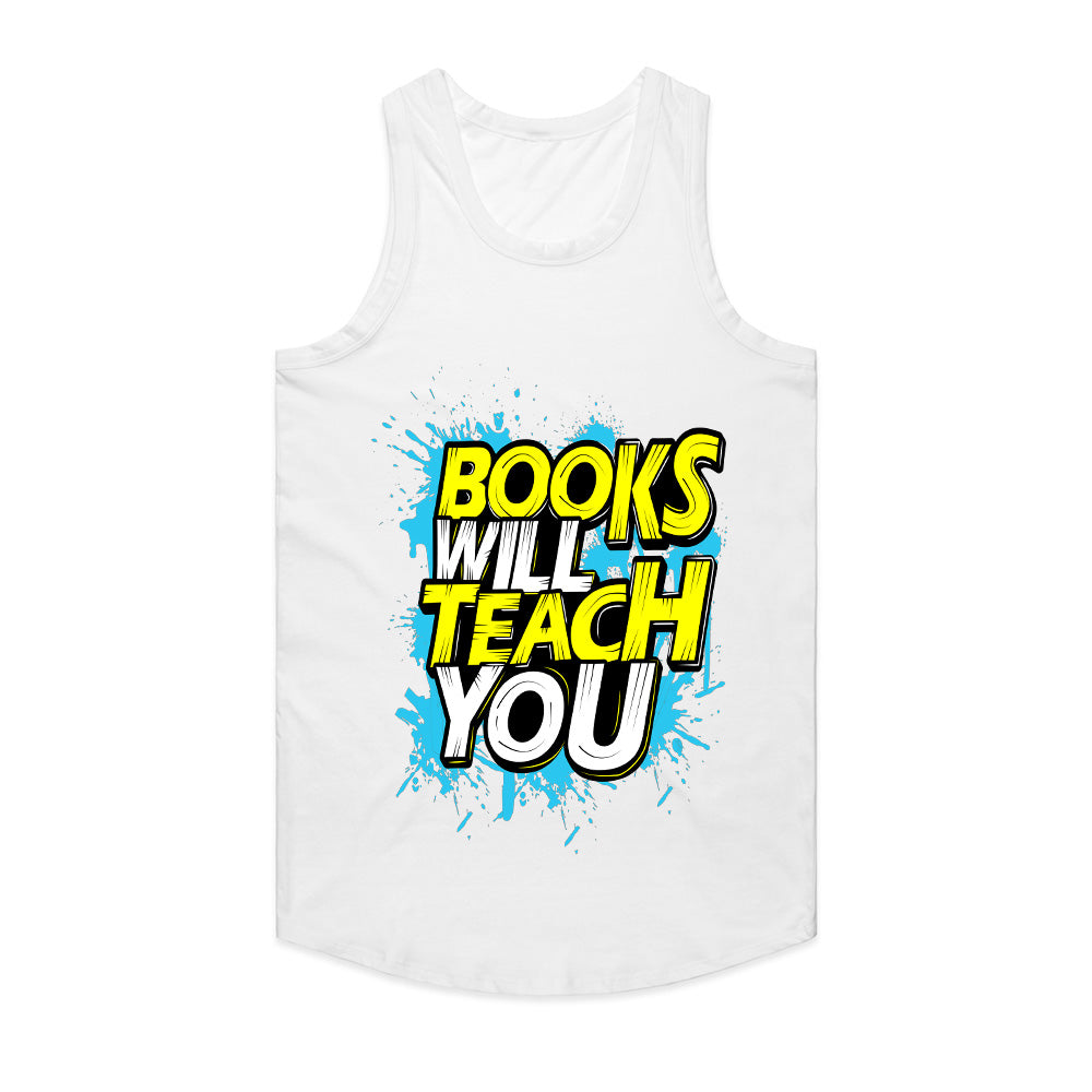 Knowledge Blast: Books Will Teach You - Edgy Reader Graphic Tee