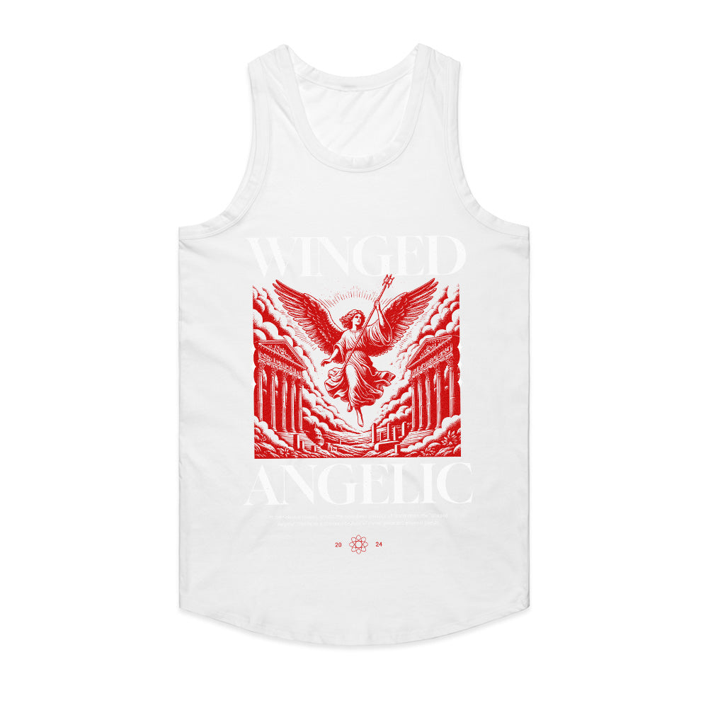 Celestial Vanguard: The Winged Angelic Tee