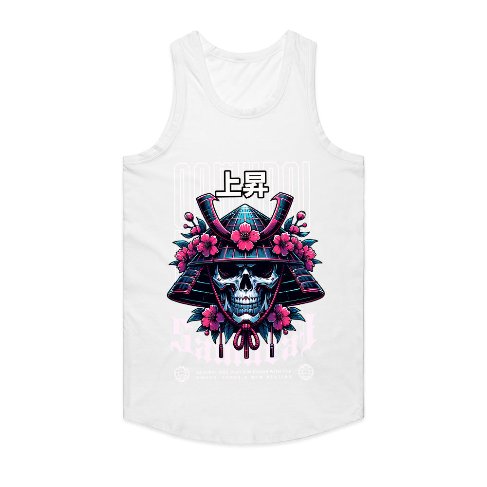 Samurai Rebirth: Honor & Cherry Blossom Tee