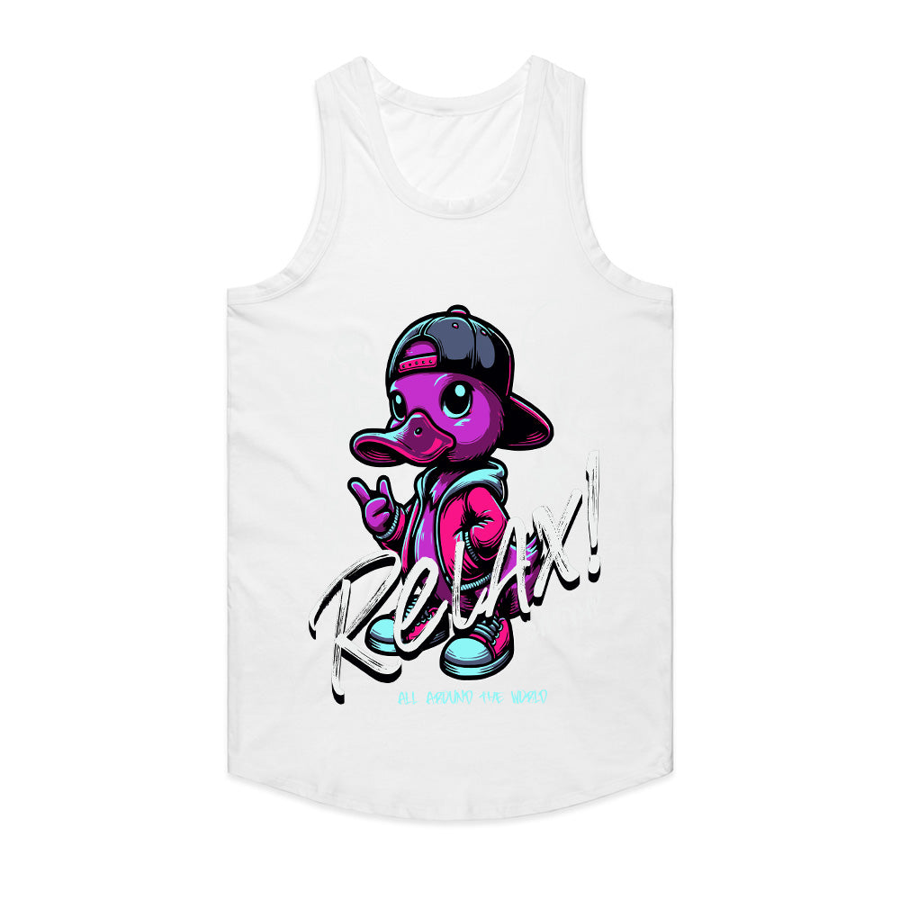 Chill Duck Vibe: 'Relax!' Streetwear Tee